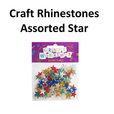 Craft Rhinestones - Assorted Stars 40+ pcs