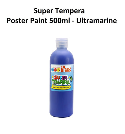 Ultramarine 500mL - FAS Super Tempera Poster Paint