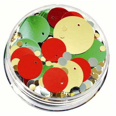 Christmas Sequins - 100gsm Jar