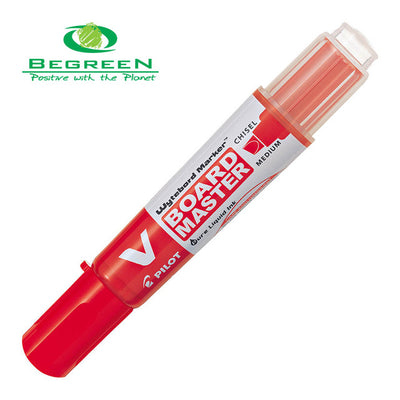 Red - Chisel tip Pilot BeGreen Whiteboard Marker