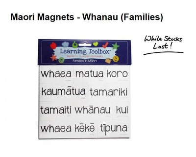 Maori Magnets - Whanau (Families)