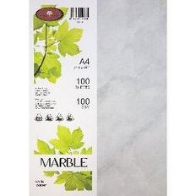 White - A4 Marble Paper 210gsm - 100's
