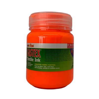 Fluoro Orange 250mL - FAStex Textile Inks