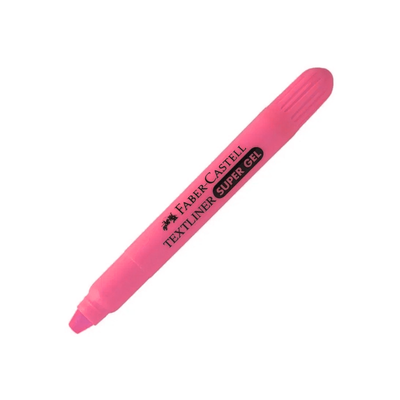 Faber Castell Gel Highlighters - Pink - each