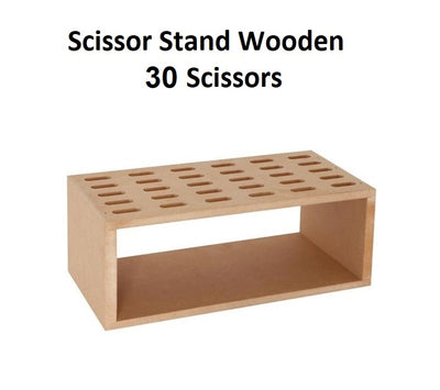Scissor Stand Wooden - 30 Scissors