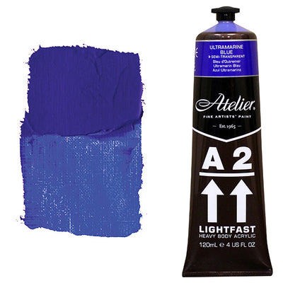 Ultramarine Blue 120ml - Chroma A2 Acrylic Paint