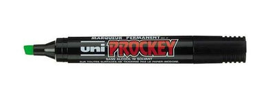 Green Chisel Tip Permanent Markers