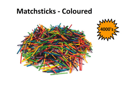 Matchsticks - Coloured - 4000pcs