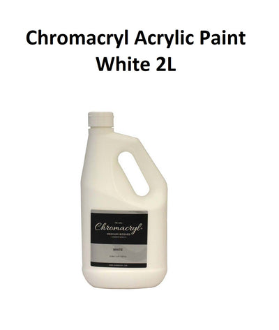 White 2L - Chromacryl Acrylic Paint