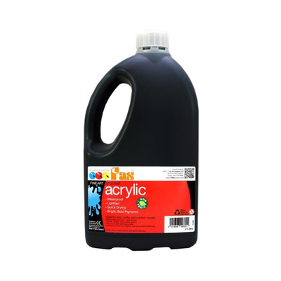 Black 2L - FAS Student Acrylic Paint