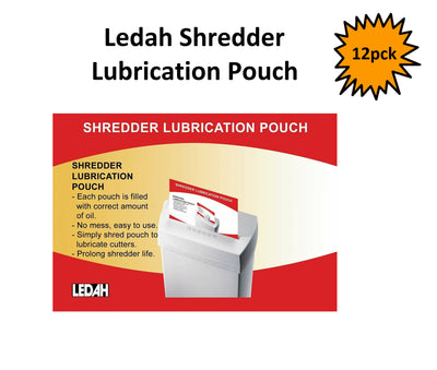 Ledah Shredder Lubrication Pouches (Pack of 12)