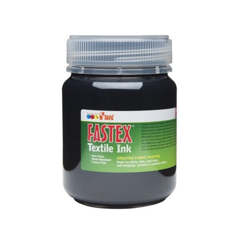 Black 250mL - FAStex Textile Inks