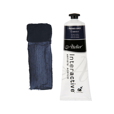 Paynes Grey 80ml - Atelier Acrylic Paint S2