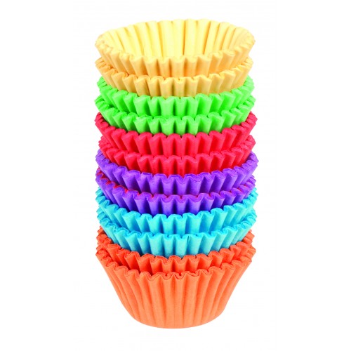 Coloured Patty Pans - 8cm Large Cup Cakes - 1000's