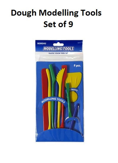 Mungyo Dough Modelling Tools - Set of 9