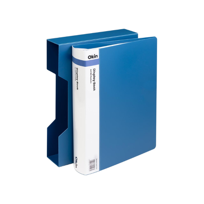 Blue - A4 Clearfile 100 Page - With Case