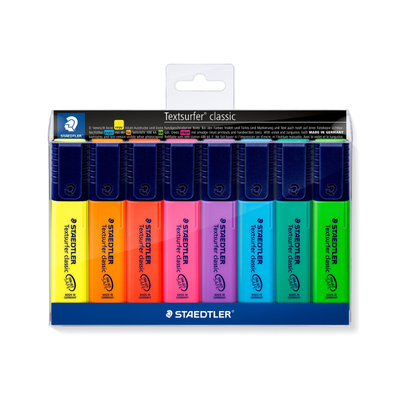 Set of 8 - Staedtler Textsurfer Highlighters