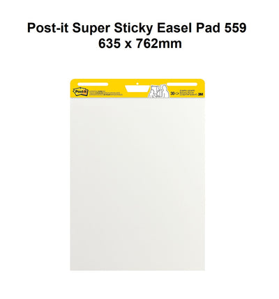 Post It Easel Pad 559 - White (635 x 762mm)