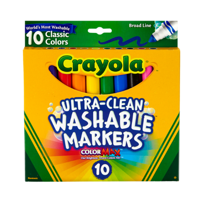 Crayola Ultra Clean Washable Markers - 10's