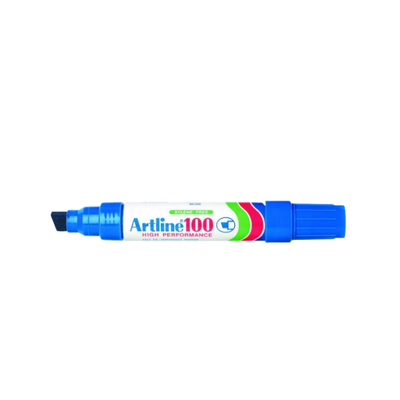 Blue - Artline 100 Jumbo Markers - Chisel Tip