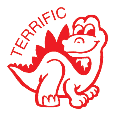Terrific Dinosaur - Merit Stamp