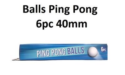 Table Tennis Ping Pong Balls - 6pc