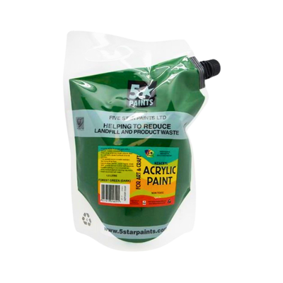 Forest Green (Dark) 1.5L - Acrylic Paint Pouch