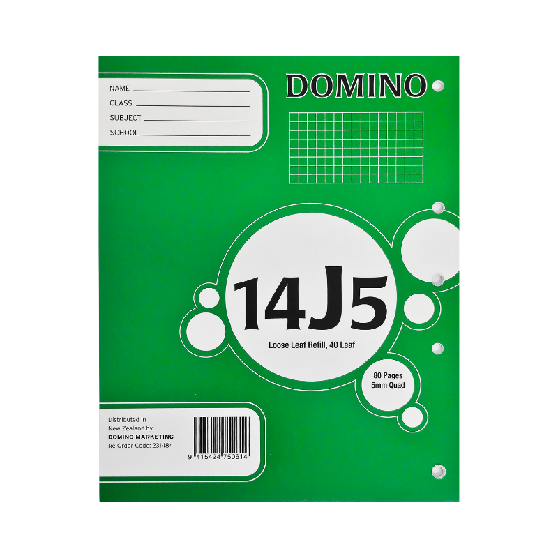 14J5 - Loose Leaf Refill - 5mm Quad