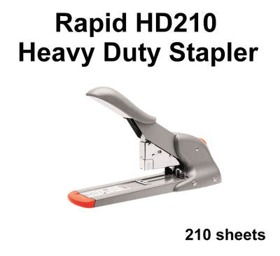Rapid HD210 Heavy Duty Stapler - 210 Sheets