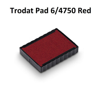 Red - Trodat 4750 Ink Pad Refill