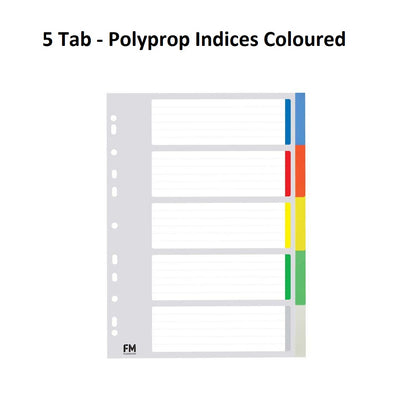 5 Tab - Polyprop Indices Coloured