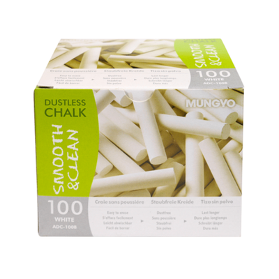 Mungyo Teachers Chalk - White 100's