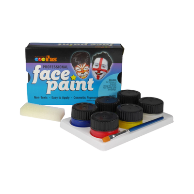 Set of 6 x 10mL - FAS Face Paints Starter Set (with booklet)