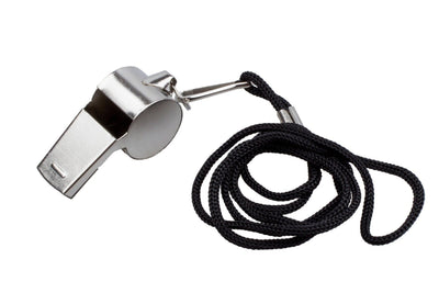 Metal Whistle with Lanyard