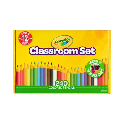 Crayola Colour Pencils - 240's Classroom Pack