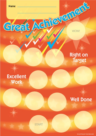 Great Achievement - Achievement Awards Card (Pack of 20)