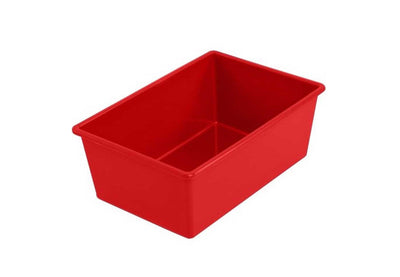Red Large Tote Tray