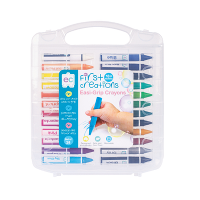 Easy Grip Crayons - Pack of 24