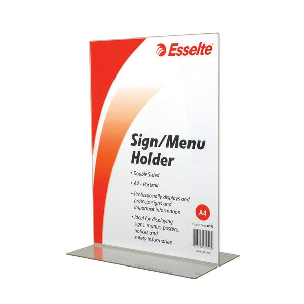 A4 Menu Holder
