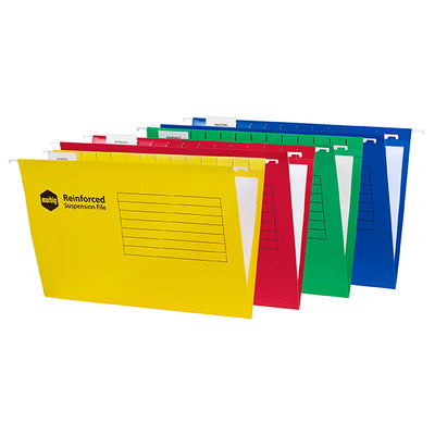 Coloured Suspension Files - Box of 25