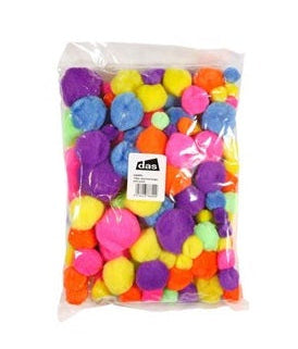 Neon Pom Poms