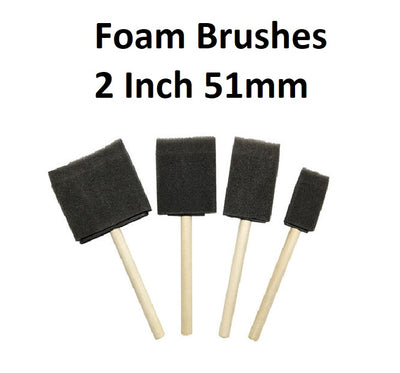 Foam Brushes - 2 Inch 51mm