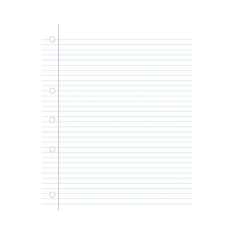 14B5 - Loose Leaf Refill - 7mm Lined