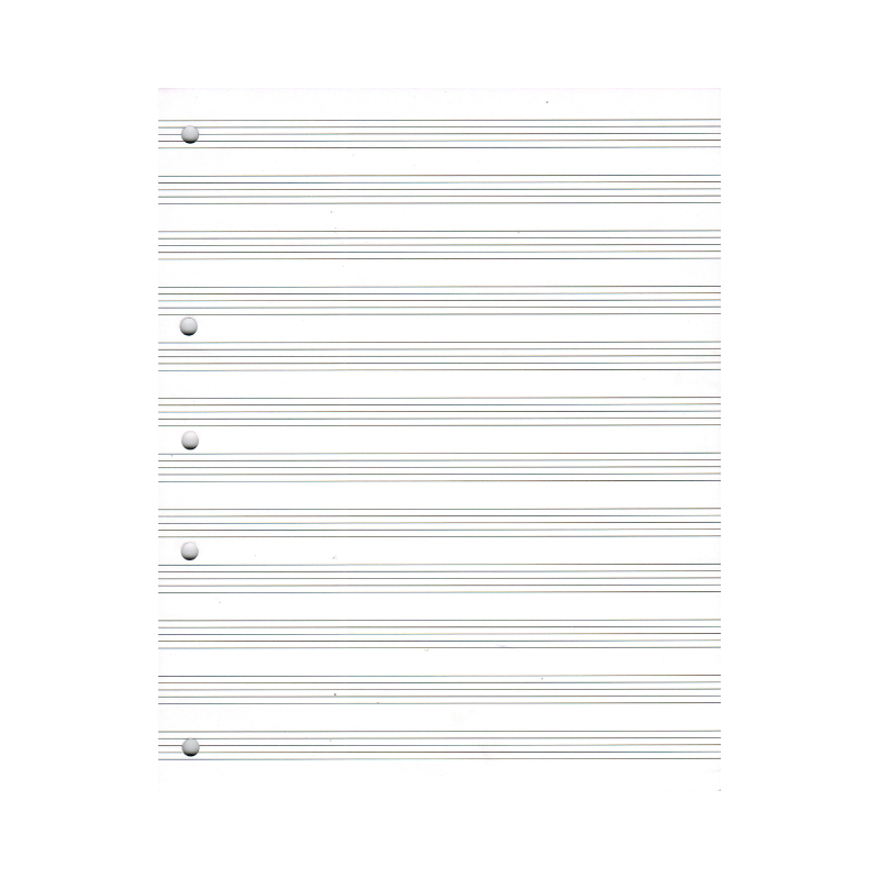 14M5 - Music Refill Pad - Staved