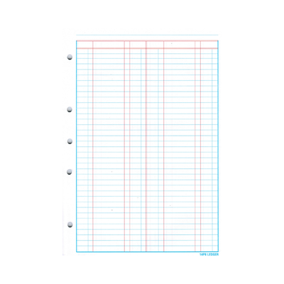 14P8 - A4 Ledger Refill Pad - 7mm Lined