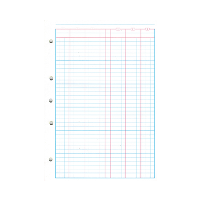 14R8 - Treble Cash Refill Pad - 7mm Lined