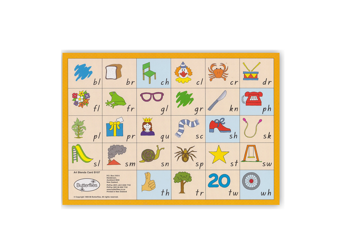 A4 Blends Cards