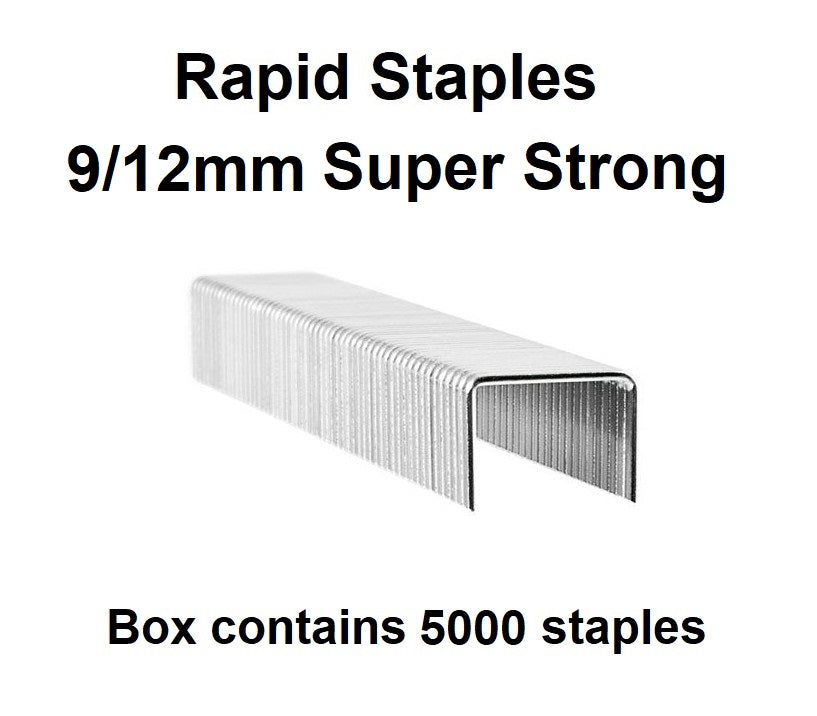 Staples - 9/12mm - Box of 5000