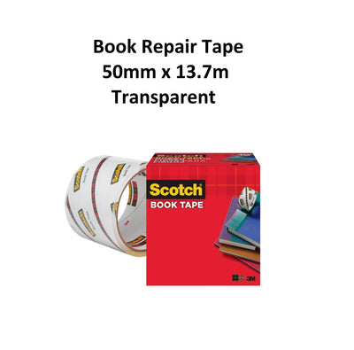 Scotch Book Repair Tape - 50mm x 13.7m