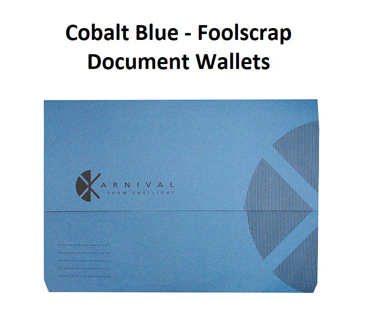 Slimpick Document Wallets - Cobalt Blue (Karnival)